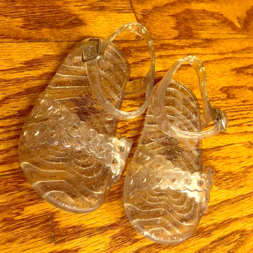 Glitter Jelly Sandals